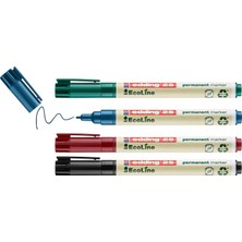 Mey İthalat Edding Kalıcı Marker 25 Ecoline, Doldurulabilir, 1 Mm, Çeşitli