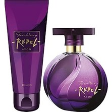 Mey İthalat Avon Far Away Rebel Kadın Parfüm ve Vücut Losyonu Paketi