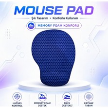 Black Flex Dijital Baskılı Memory Foam Ergonomik Bilek Destekli Petek Sax Mause Pad