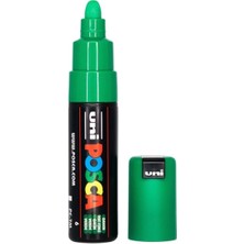 Mey İthalat Uni-Ball Posca Paint Marker, Pc-7m Broad Bullet, Green