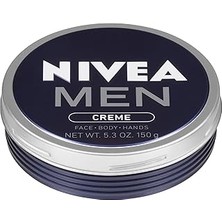 Mey İthalat Nıvea Men Creme - Multipurpose Cream For Men - Face, Hand And Body Lotion - 5.3 Oz. Tin