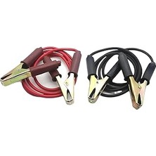 Mey İthalat 2 Metre 16MM² Kalınlık 6V/12/24V 600 Amper Akü Takviye Kablosu Araç Araba Oto Akümülatör Sarj Şarj
