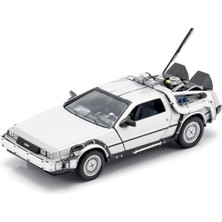 Mey İthalat Welly 22443 – Koleksiyoncu Modeli Delorean Back To The Future 1 1/24 Parça Masif Ahşap Metal