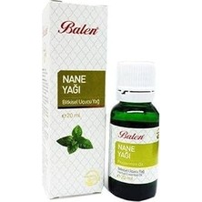 Mey İthalat Balen Nane Yağı Doğal Bitkisel Uçucu Yağ 20 ml Içilebilir