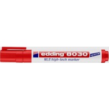 Mey İthalat Edding 8030 Nls Yüksek Teknoloji Markörü - Kırmızı - 1 Kalem - 1,5-3 mm Yuvarluk Uç