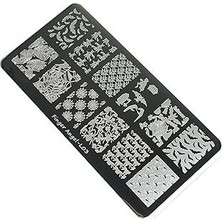 Mey İthalat Nail Art Stamping Baskı Plakası FVL03