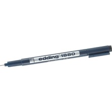 Mey İthalat Edding 1880 Teknik Çizim Kalemi - Siyah - 1 Kalem - 0,3 mm Çizgi Genişliği