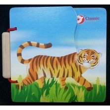 Mey İthalat Classic World Ahşap Vahşi Hayvanlar Kitabım