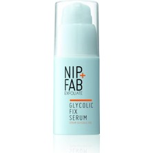 Mey İthalat Nip+Fab Glycolic Pürüzsüz ve Aydınlık Görünüm Fix Serum 30 ml
