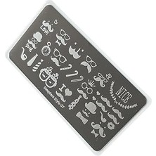 Mey İthalat Nail Art Stamping Baskı Plakası S07