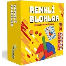 Mey İthalat Akılda Zeka Oyunları Renkli Bloklar Ahşap