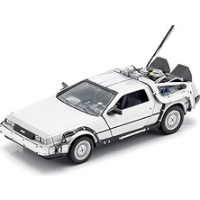 Mey İthalat Welly 22443 – Koleksiyoncu Modeli Delorean Back To The Future 1 1/24 Parça Masif Ahşap Metal