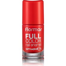 Mey İthalat Flormar Yoğun Pigmentli Parlak Oje Full Color Nail Enamel FC50 Miami Sunset