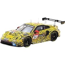 Mey İthalat Tarmacworks 1/64 Porsche 911 Gt3 R Nurburgring 24H 2023 C. Engelhart/a. Güven/l. Heinrich/l. Vanthoor Bitmiş Ürün T64-084-23NUR54