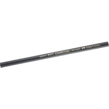 Mey İthalat Faber-Castell Pitt Monochrome Naturel Kömür Kalemi, Siyah Yumuşak