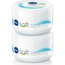 Mey İthalat Nivea Soft Nemlendirici Bakım Kremi 300 ml x 2