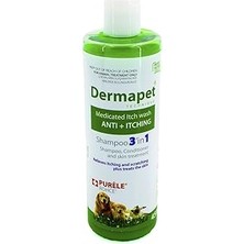 Mey İthalat Dermapet 450 ml Dermatolojik Etkili Kedi ve Köpek Için Kremli Şampuan