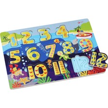 Mey İthalat Classic World Ahşap Sayılar Denizaltı Yapboz