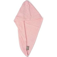 Mey İthalat Soley | Talya | Extra Yumuşak Pamuklu Saç Havlusu - Bone Pembe