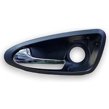 Mey İthalat Sol Ön Kapı Iç Açma Kolu Parlak Krom 6J1837113H Seat Ibiza ile Uyumlu 2009-2017