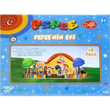 Mey İthalat Cubicfun 3D 42 Parça 3 Boyutlu Puzzle Pepee’nin Evi
