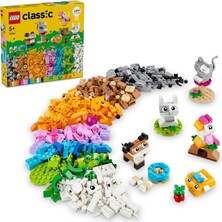 Mey İthalat LEGO Classic Yaratıcı Evcil Hayvanlar 11034 – 5 Yaş ve Üzeri Için Hayvan Figürleri Içeren Yaratıcı Oyuncak Yapım Seti, Doğum Günü Hediyesi Fikri (450 Parça)