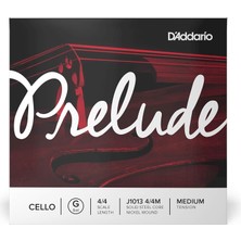 Mey İthalat Daddario J1013 4/4m Cello Tek Tel, Prelude, G-Sol, 4/4 Scale, Medium T