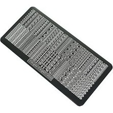 Mey İthalat Nail Art Stamping Baskı Plakası VV20