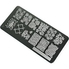 Mey İthalat Nail Art Stamping Baskı Plakası VV01