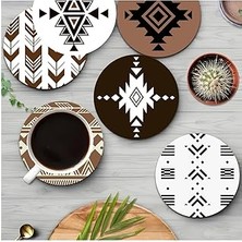 Mey İthalat Kupaaltı – Tribal Desenler (6'lı Set) BRD-016
