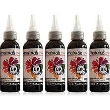 Mey İthalat Photoink Epson Uyumlu Kuşe Mürekkebi, 500 Ml. Siyah Kuşe Matbaa Mürekkebi
