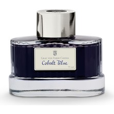 Mey İthalat Graf Von Faber-Castell Mürekkep, Kobalt Mavi Rengi, Silinmez ve Suya Dayanıklı, Kalıcı Renk, Şık Cam Şişede, Pürüzsüz Yazım