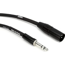 Mey İthalat Roland Siyah Serisi Ara Bağlantı Kablosu, 1/4-Inç Trs - Xlr (Erkek), 3,5 Metre