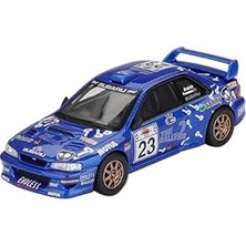 Mey İthalat Sunrich MGT01078-L Mını Gt 1/64 Subaru Impreza WRC99 Acropolis Rally 2000#23 (Sol Sap) Bitmiş Ürün