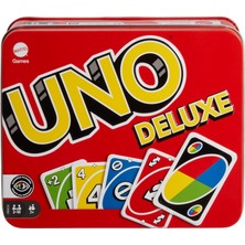 Mey İthalat Mattel Games Sevilen Uno Deluxe Kart Oyunu, Ailelerin Favorisi ​, K0888