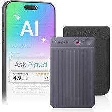 Mey İthalat Yapay Zeka Ses Kaydedici, Plaud Note Ses Kaydedici, Kılıflı, Uygulama Kontrolü, Aı Teknolojisi ile Transcribe & Özetleme, 112 Dil Desteği, 64 GB Bellek, Dersler, Toplantılar, Aramalar Için Ses