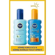 Mey İthalat Sun Nemlendirici Güneş Sonrası Spreyi 200ML, Yüksek Koruma ve Bronzluk Güneş Spreyi SPF50 200ML