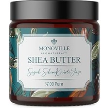 Mey İthalat Monoville Shea Butter (Karite) Yağı 100 ml Soğuk SIKIM%100 Saf ve Doğal Güneş Sonrası Nemlendirici Yağ (Shea Butter)