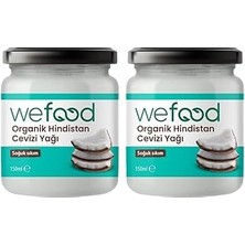 Mey İthalat Wefood Organik Hindistan Cevizi Yağı 150 ml 2'li (Soğuk Sıkım)