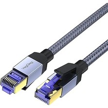 Mey İthalat Veggieg Cat8 40GBPS Gigabit Ftp 2000MHZ RJ45 Ethernet Ağ Kablosu 3 Metre