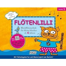 Mey İthalat Flötenlilli, Sopranblockflötenschule1: Blockflötenschule Für Kleine Musiker Ab 4 Jahren. Mit Notenkarten Und Memoryspiel Zum Basteln