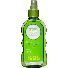Mey İthalat Beach Day Güneş Sonrası Yüksek Aloe Vera Nemlendirici Sprey 150 ml Onarıcı Cildi Sakinleştirici
