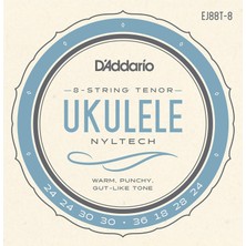 Mey İthalat D'addario EJ88T-8 8 Telli Tenor Ukulele Için Naylon Tel