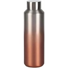Mey İthalat Trendix Çelik Içli Termos 600 ml Turuncu-Gri SKM013