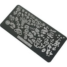 Mey İthalat Nail Art Stamping Baskı Plakası VV23