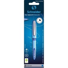 Mey İthalat Schneider Alıcının Dönerbaşlı Kalem One Hybrid C 05, Konusspitze 0,5 Mm, Mavi, 1er Kartı Üzerinde