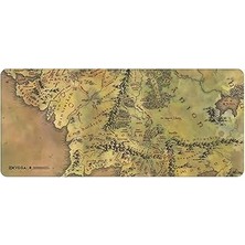 Mey İthalat Exvega Xxl Profesyonel Mouse Pad 90X40 (Midd Earth Map, The Lord Of The Rings: The Fellowship Of The Ring)