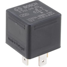 Mey İthalat Bosch 0332019103 Mini Röle 12 V 30 A, 4 Terminal, IP5K4, Sıcaklık Direnci -40 ° C Ila 100 ° C