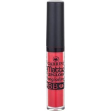 Mey İthalat Gabrini Matte Lipgloss Mat Dudak Parlatıcısı (No: 4)