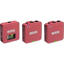 Mey İthalat Røde Wireless Go (Gen 3) - Üçüncü Nesil, 32-Bit, Çift Vericili, Kayıt Özellikli Kablosuz Mikrofon Seti (Roze)